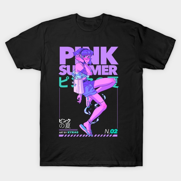 PINK SUMMER - Lapis Lazuli T-Shirt by Kyri45